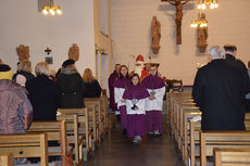 Der heilige Nikolaus in "Heilig Kreuz" Zierenberg